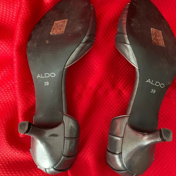 .ALDO kitten heel Women's Peep Toe Slip On - Picture 10 of 13